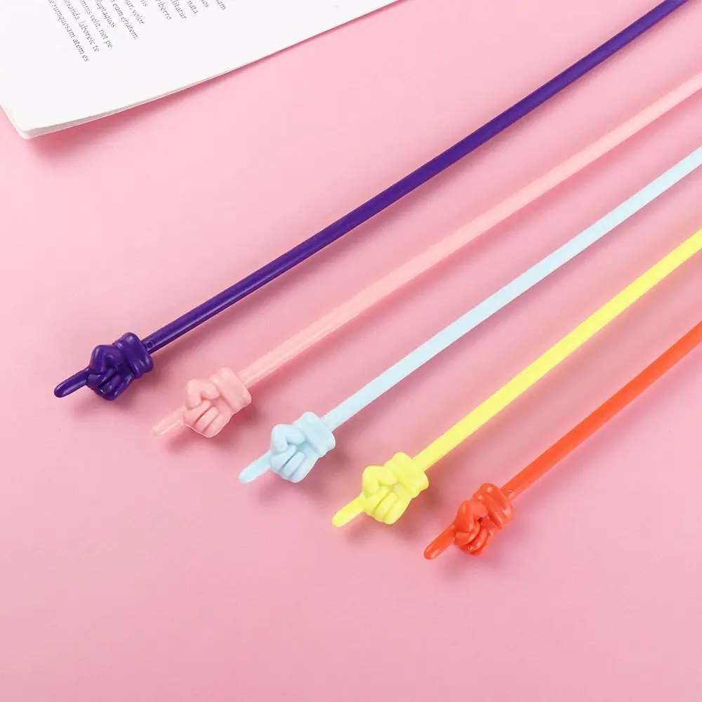 

10Pcs/set Bendable Teaching Stick Smooth Colorful Finger Reading Stick No Burrs Hand Pointers Stick Classroom Helpers