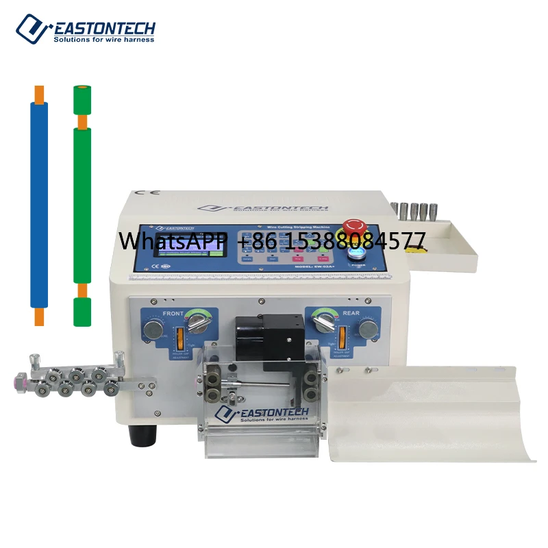 

Fully Automatic Desktop Low Noise Computer Wire Cutting & Stripping Machine EW-02A+ USB Cable Wire Peeling Machine