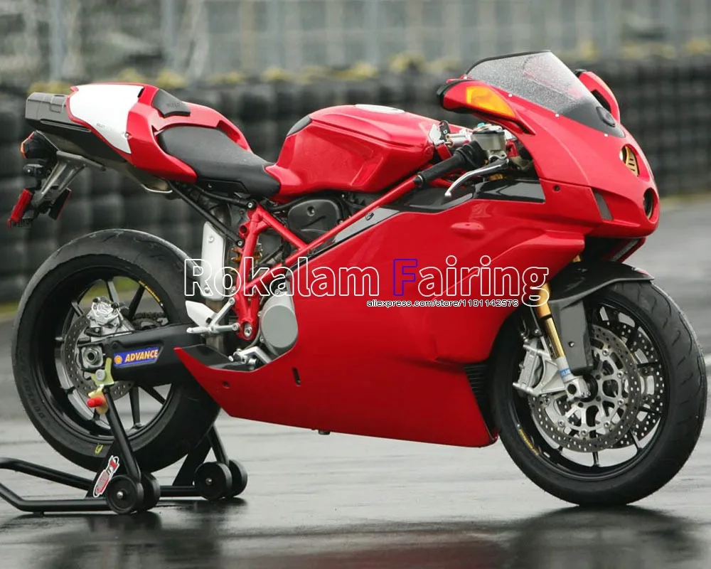 

For Ducati 749 999 2005-2006 Parts 749S 999S 749R 999R 05-06 Bodywork Red White Motorbike Fairing (Injection molding)