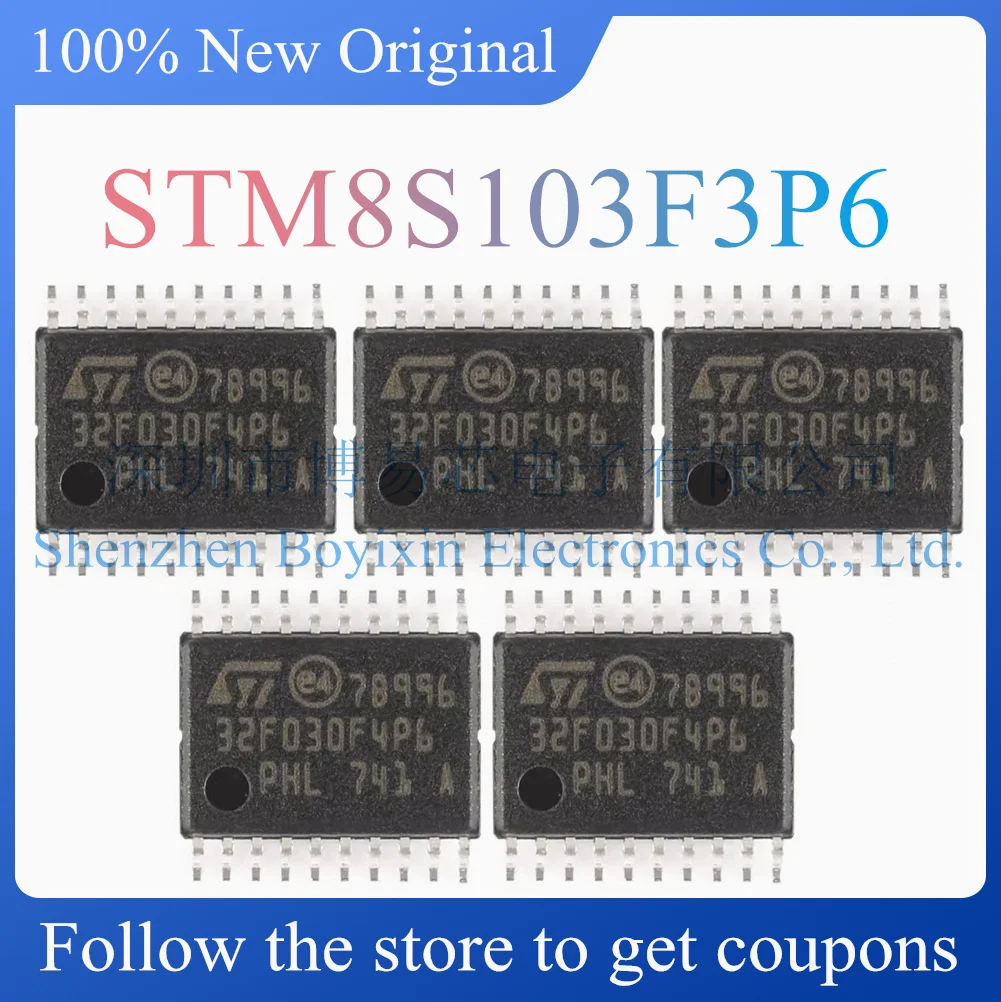 Microcontrolador Original, STM8S103F3P6, nuevo, TSSOP-20