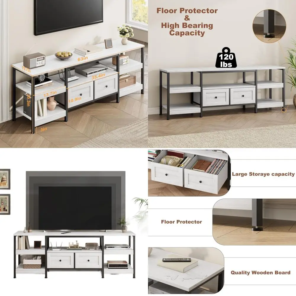 Rustic 63 In Tv Sta… - image