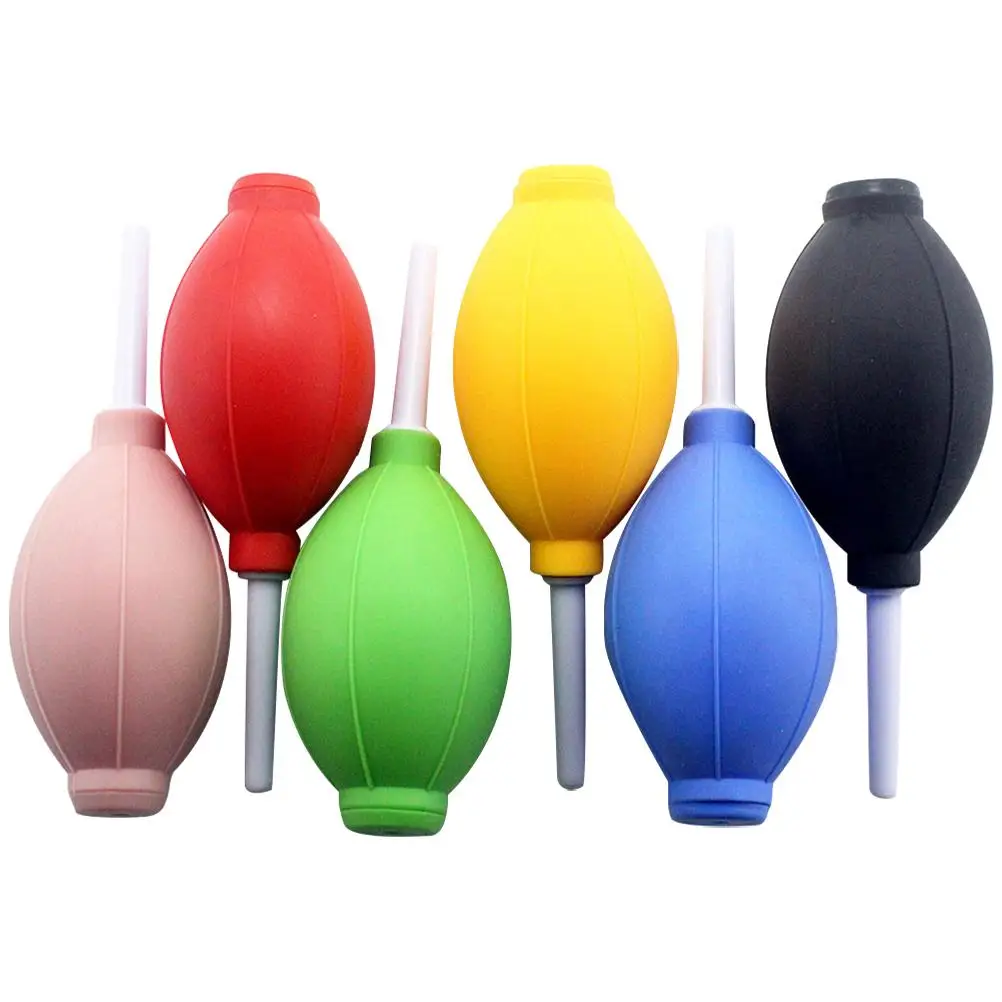 

6 Pcs Cleaning Air Blower Bulb Dust Remover TPE Material Lightweight Portable Duster For Camera Lens Computer Keyboard