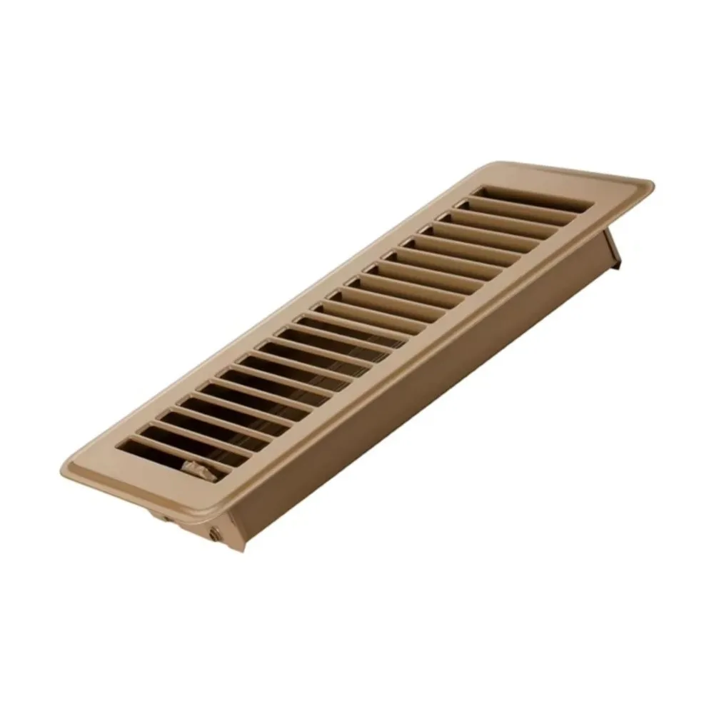 Metal Floor Register Cover 4*10 Inch High-efficiency Heavy Duty Vent Grille Anti-blocking Air Cover Floor Vent Covers