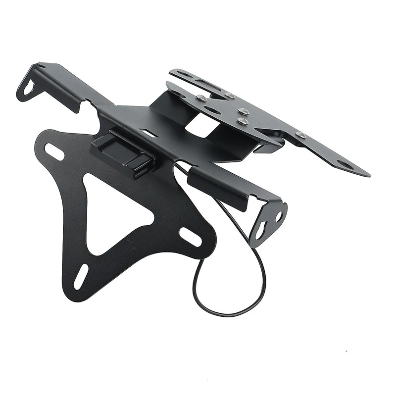 For BMW S1000RR S1000R HP4 S 1000RR 1000R 09-18 Motorcycle License Plate Holder Fender Eliminator Tail Tidy Bracket With LED