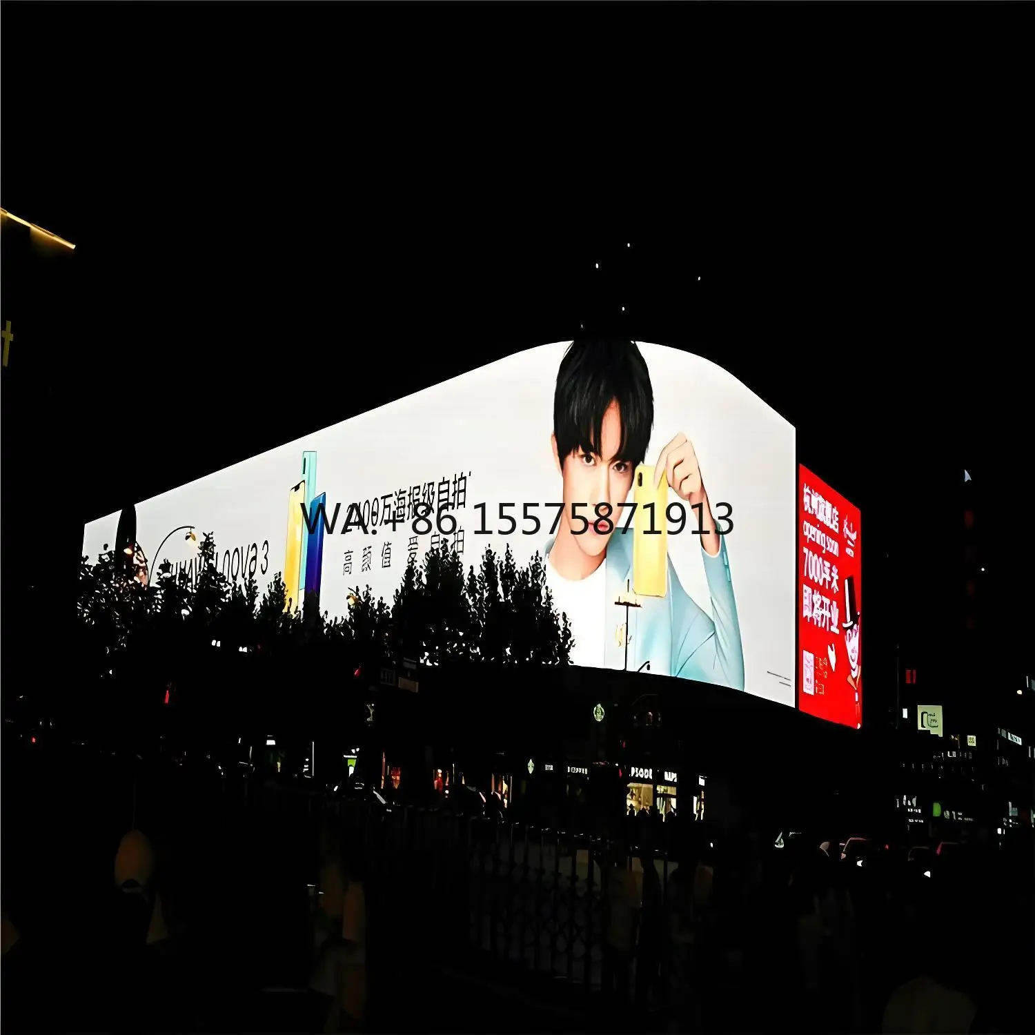 

Индивидуальный уличный светодиодный экран P4, разрешение 1920x1080, IP65, водонепроницаемый, гарантия 3 года