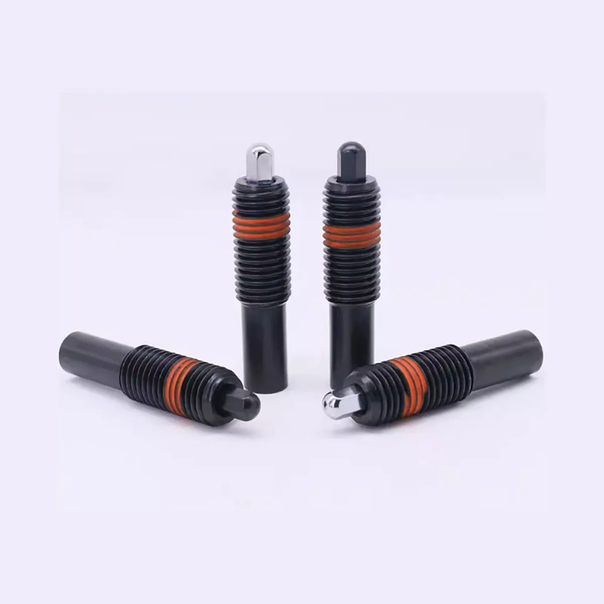 

Spring plunger/hexagonal type telescopic positioning stop locking pin