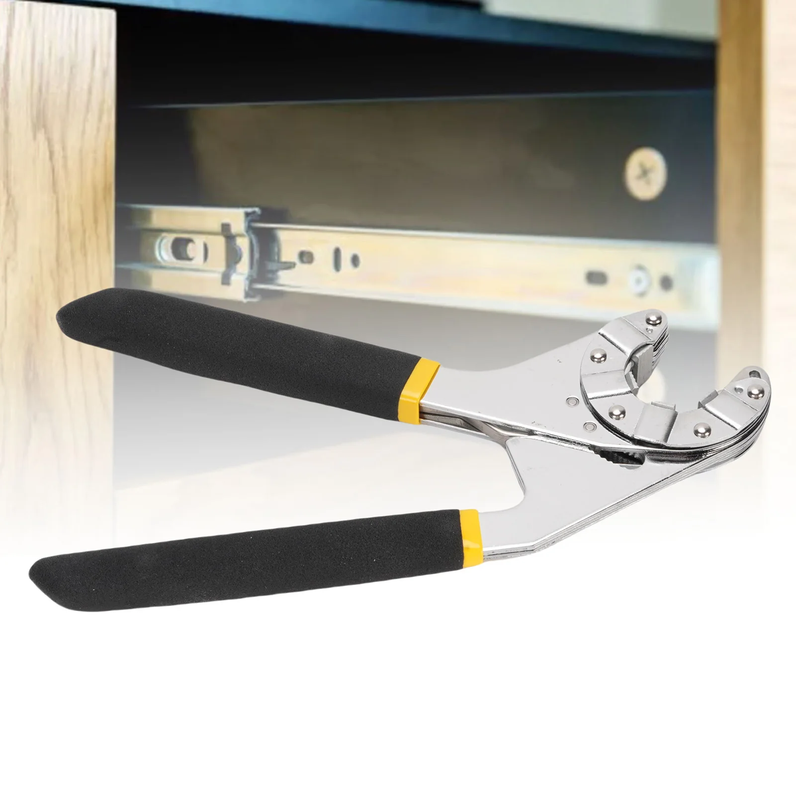 

Регулируемый трубный ключ, многофункциональный, 5 регулируемых размеров, из высокоуглеродистой стали, разводной ключ