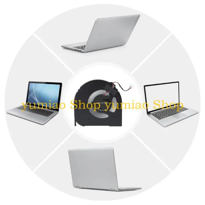 587B Laptop Internal Replacement Fan For L480 L490 L580 L590 Models CPU Coo