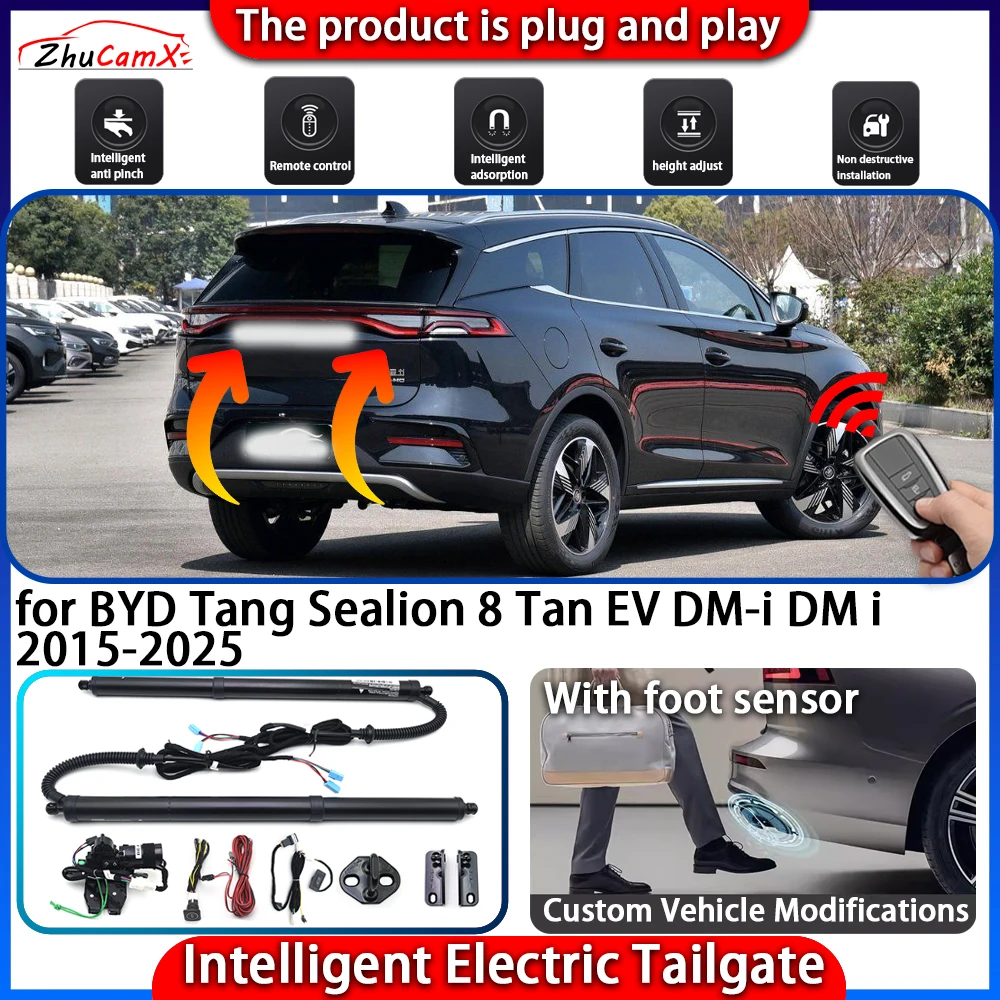 

Smart Powered Tailgate System for BYD Tang Sealion 8 Tan EV DM-i DM i 2015-2025 Automatic Intelligent Trunk Lift Control Kit