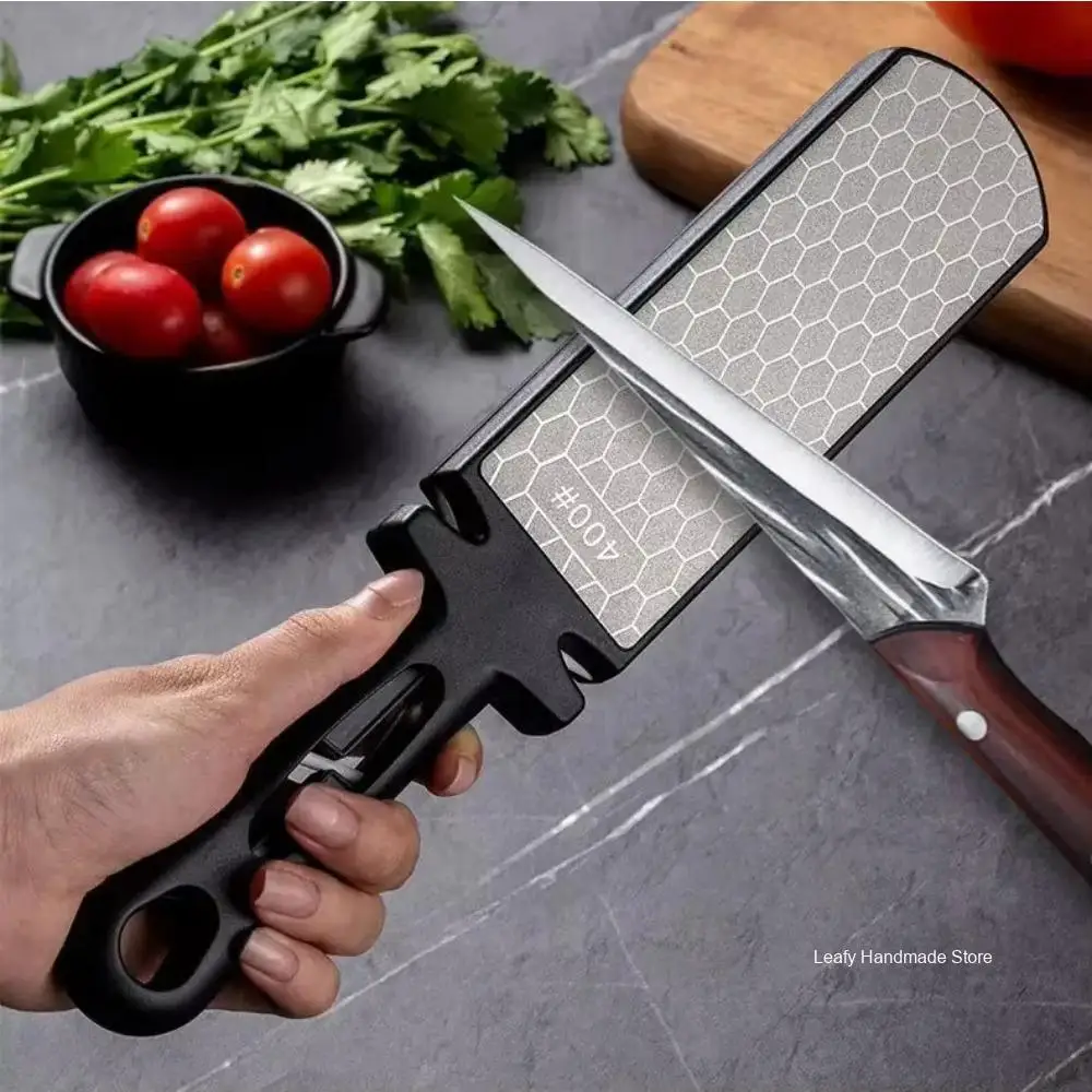 5 in1 Knife Sharpener Diamond Bars 400/1000 Multi-Tool Kitchen Knives Tungsten Steel Ceramic Grinding Double-Sided Whetstone