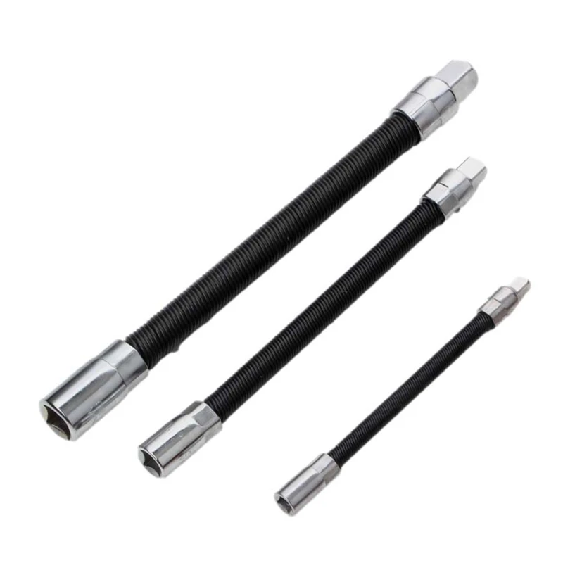 Electric Wrench Sleeve Universal Extension Rod Flexible Shaft Hose 1/4 3/8 1/2 Socket Wrench Useful Extension Bar Shaft