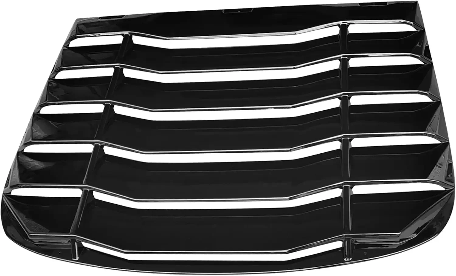 Rear Window Louver Fits 2003-2007 Infiniti G35 Coupe | Gloss Black, ABS, Rear Windshield Sun Shade Cover, Sport Vent Panel, Priv