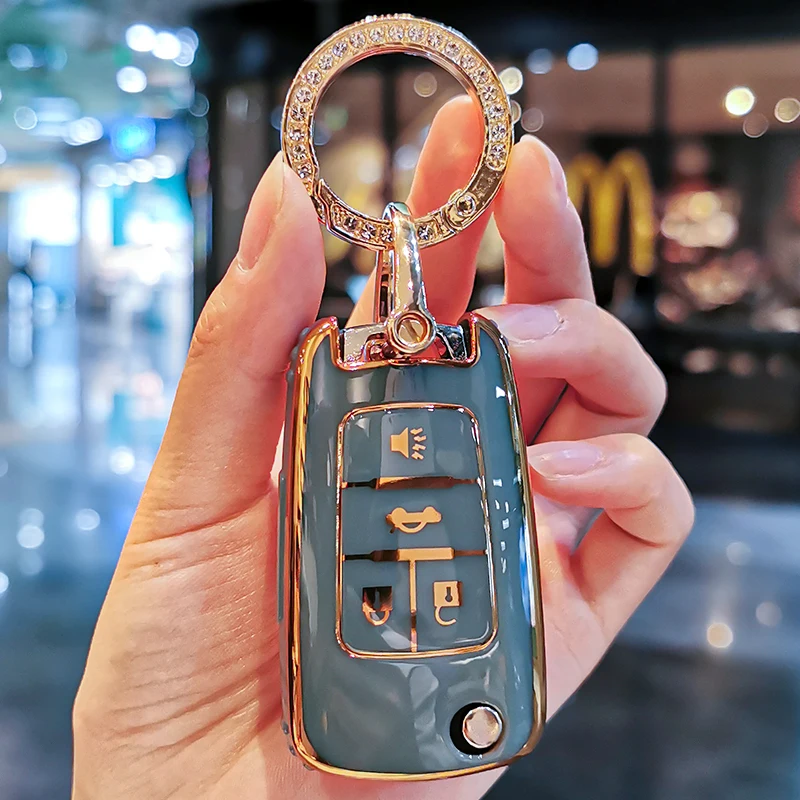 New TPU Car Key Cases Cover For Buick For Chevrolet Cruze Aveo Trax Sail Malibu Opel Astra Corsa Meriva Zafira Vauxhall Antara J