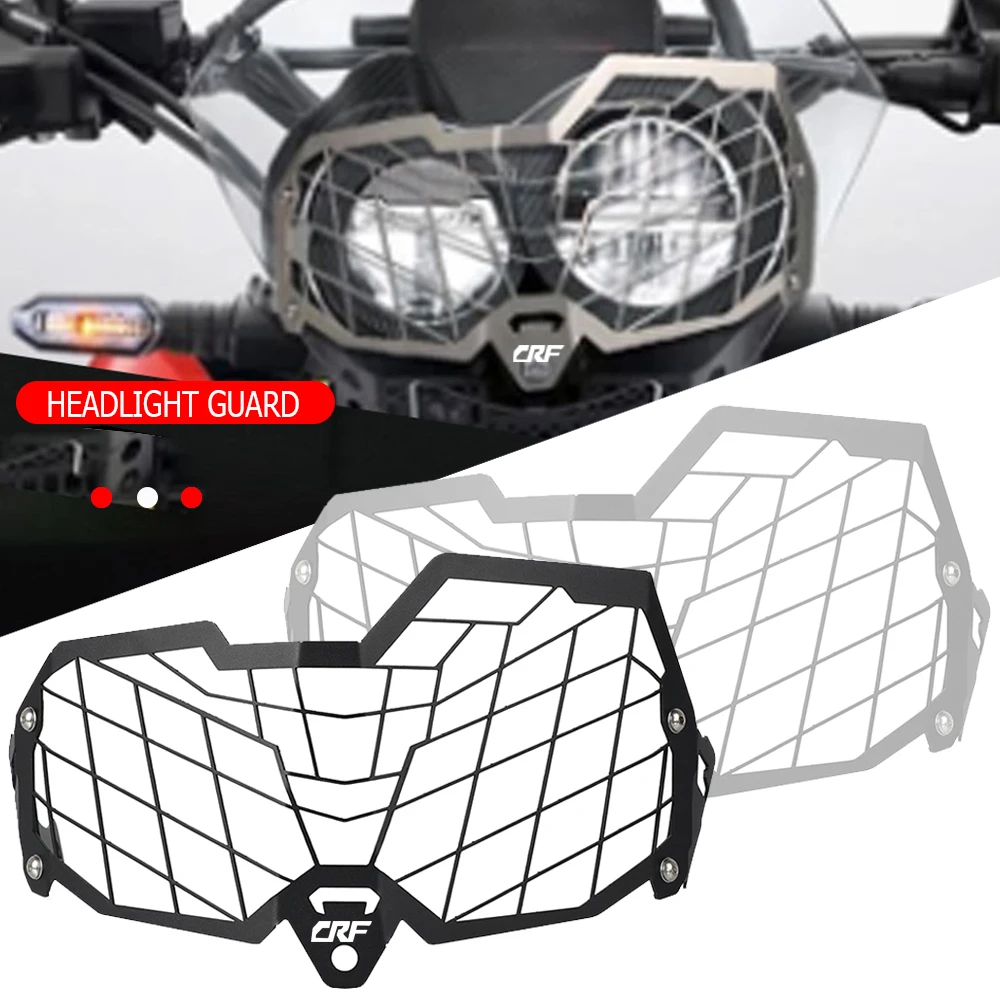 FOR HONDA CRF 250L/300L Rally 2018 2019 2020 2021 2022 2023 250-L 2026 Motorcycle Headlight Guard Headlight Lamp Protector Cover
