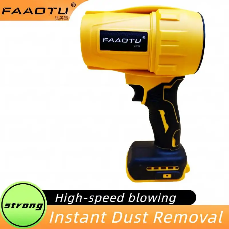 

FAAOTU Воздуходувка Беспроводной турбовентилятор Ручной жестокий вентилятор Сушилка 20 В Перезаряжаемый инструмент для выдувания пыли Подходит для батареи Dewalt