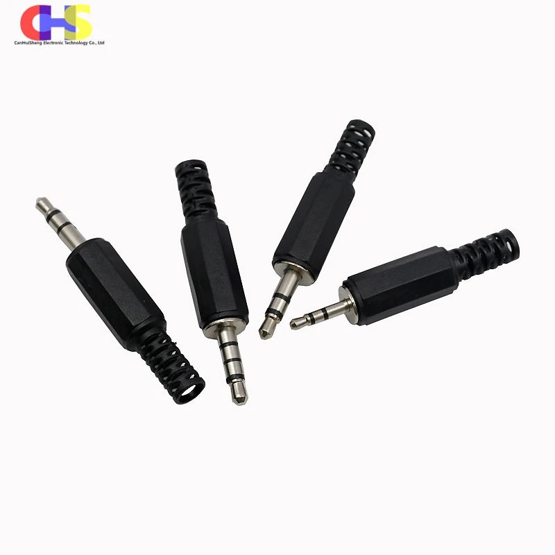 5 sztuk 2.5mm/3.5mm Audio wtyk męski 2.5/3.5 3/4 sekcje złącze wtykowe słuchawek do mikrofonu gniazdo słuchawkowe wtyczka audio