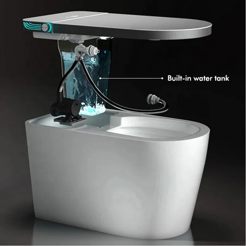 

Modern Auto Open Electronic Toilet Concealed tank One Piece Intelligent Bidet Smart Toilets