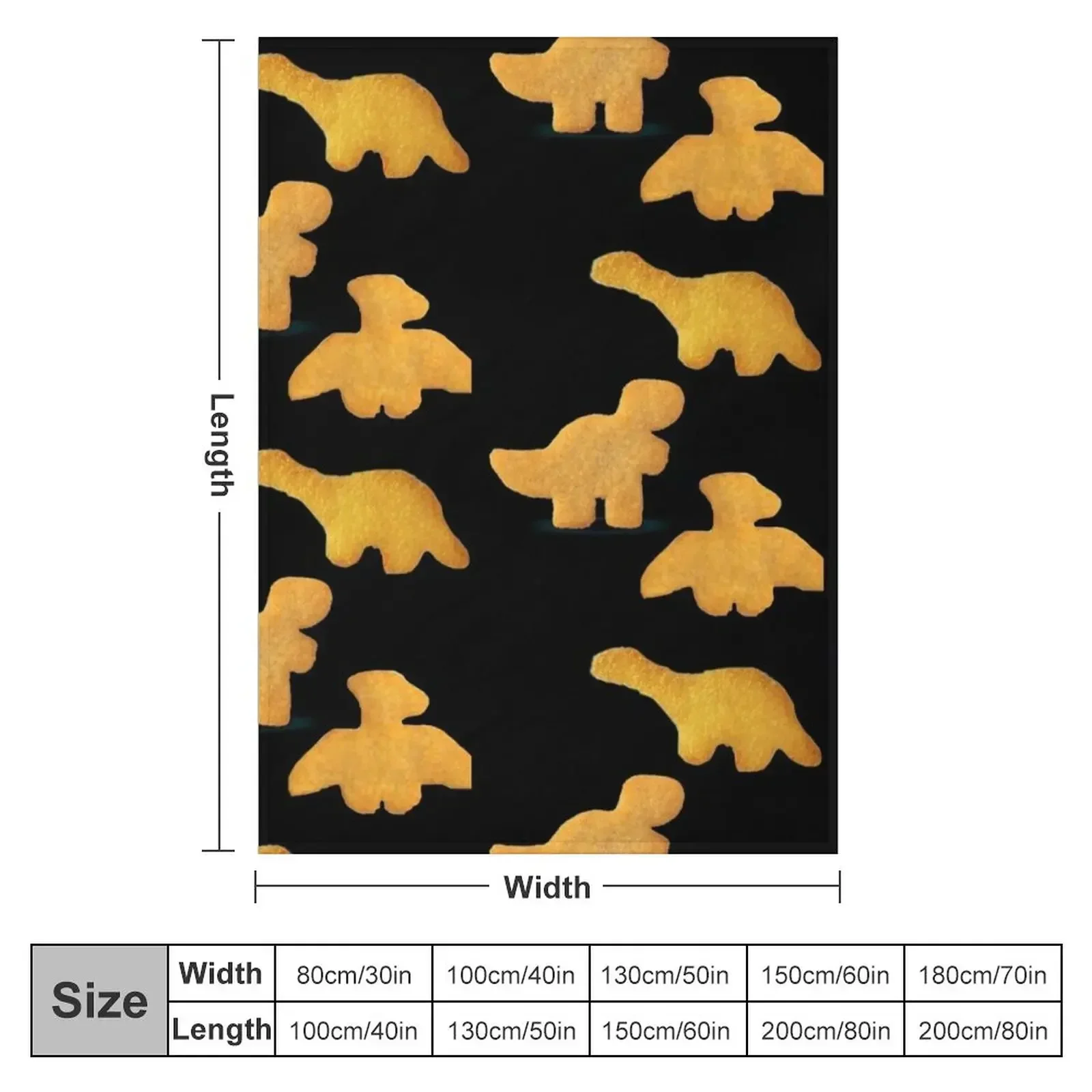 Dino nuggets Throw Blanket Blankets For Baby Shaggy blankets and throws Decorative Sofas Blankets