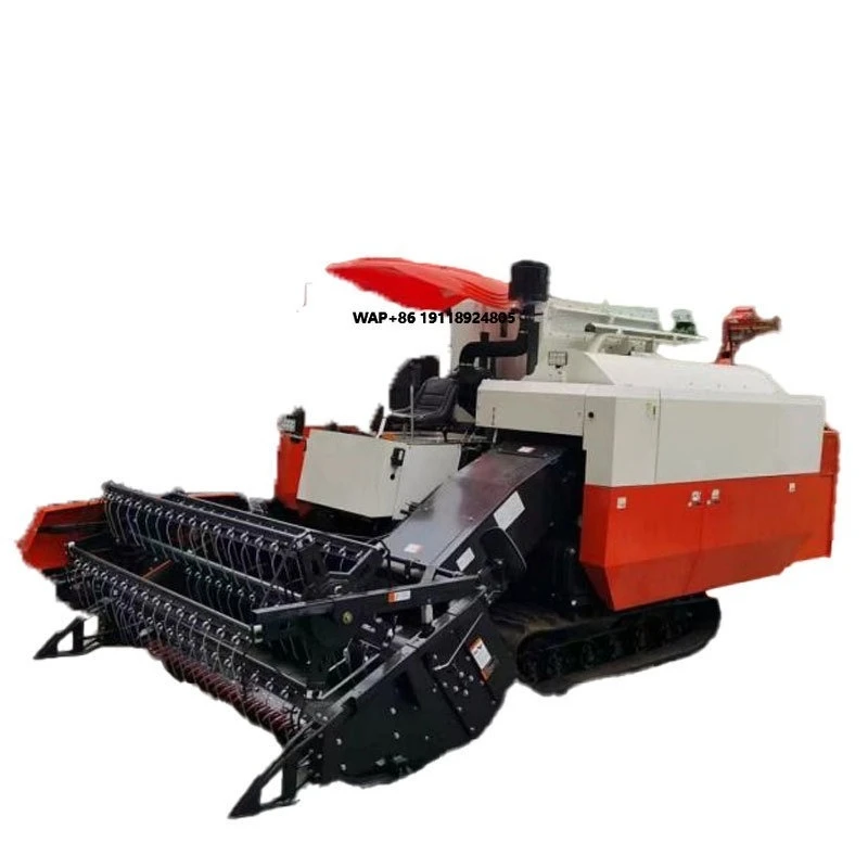 Board Bean Combine Harvester Pea Track Harvester Soybean Crawler Harvester Horse Bean