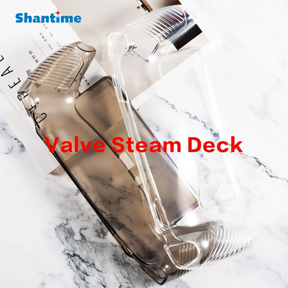 For Valve Steam Deck Gel Pudding Silicone Phone Protective Back Shell For Valve Steam Deck Soft TPU Case