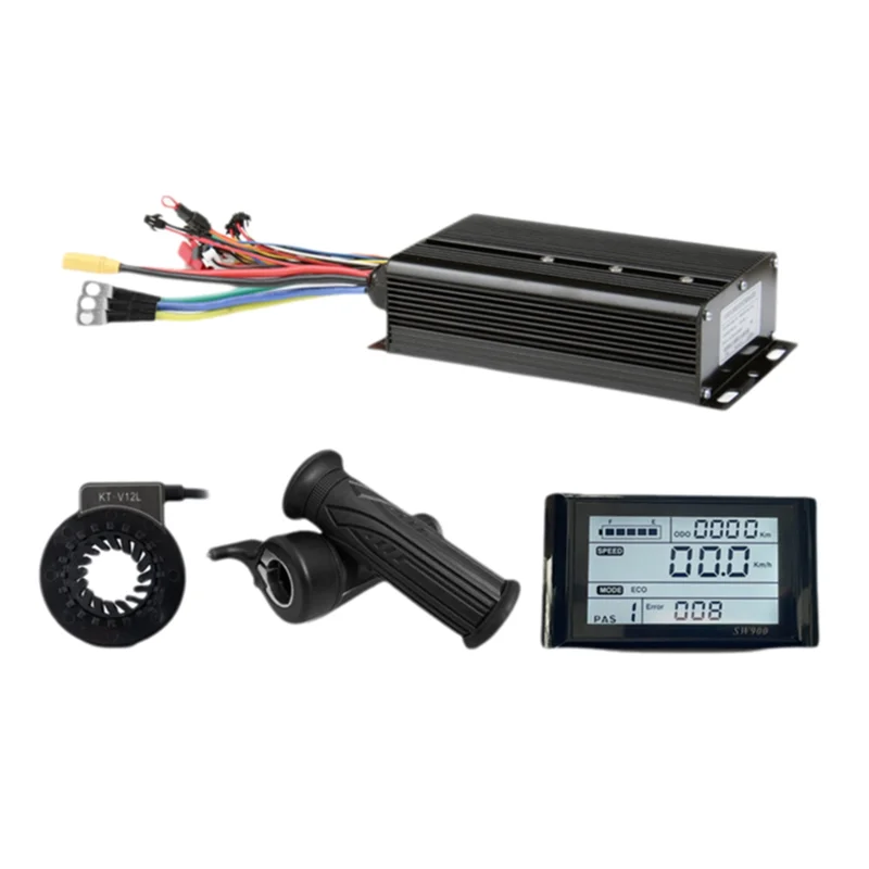 

TURE Electric Bike Three Mode Controller Set 80A 48V-72V Sine Wave Controller SW900 Display LCD Screen E-Bicycle Accessories