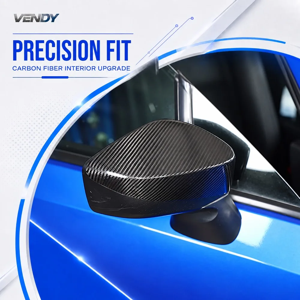Real Carbon Fiber For Toyota GR86 86 Subaru BRZ 2012-2021 Side Mirror Rearview Mirror Shell Decor Cover Trim Accessories