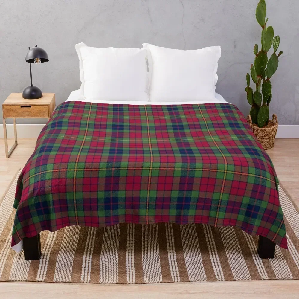 

County Clare Irish Tartan Throw Blanket Heavy Designers Blankets