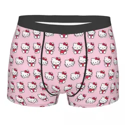 Custom Hello Kitty Pattern Boxer Shorts For Men 3D Print  Underwear Panties Briefs Soft Underpants