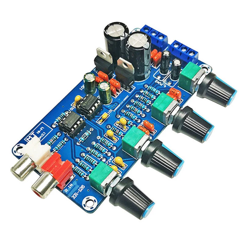 앰프 NE5532 프리앰프 볼륨 톤 제어 완료 보드, 듀얼 AC 12V - 18V 오디오 파워 앰프 보드