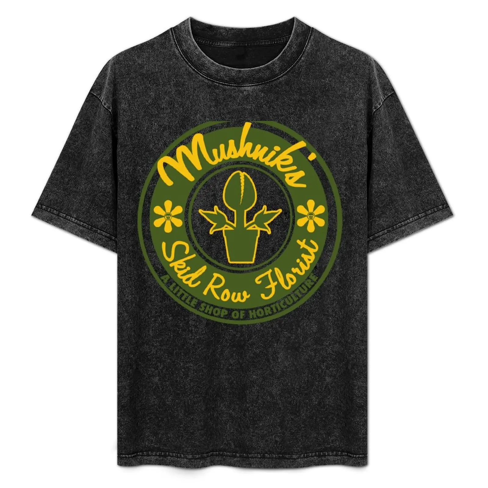 

Mushnik's Skid Row Florist T-Shirt Casual Trendy Streetwear Tee Shirt