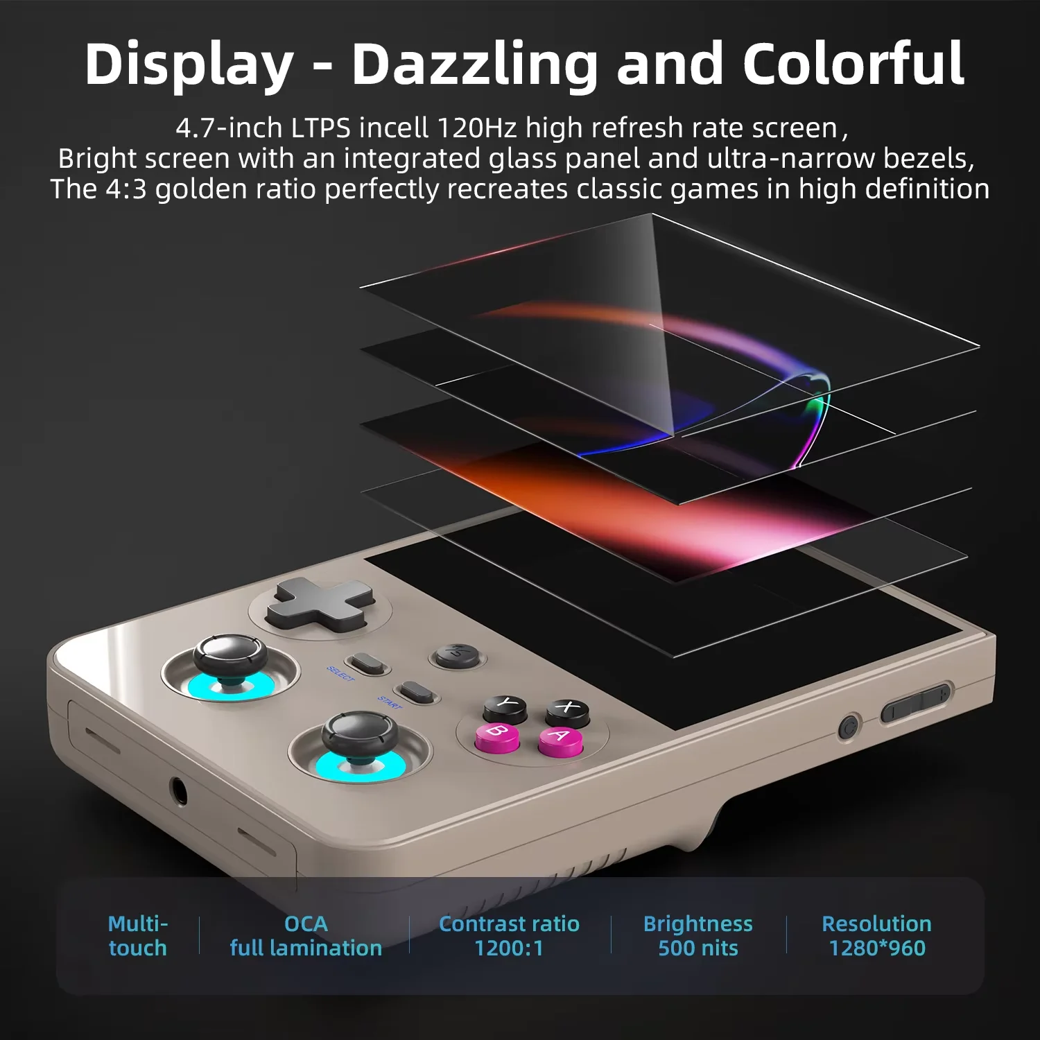 ANBERNIC RG477V Handheld Game Console 4.7
