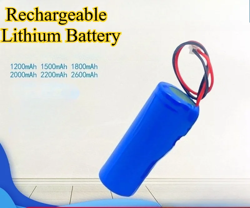 

3000mAh 3.7V Rechargeable Lithium Battery for Camping Light/Night Fishing Light/Electric Toothbrush/Humidifier High Capacity