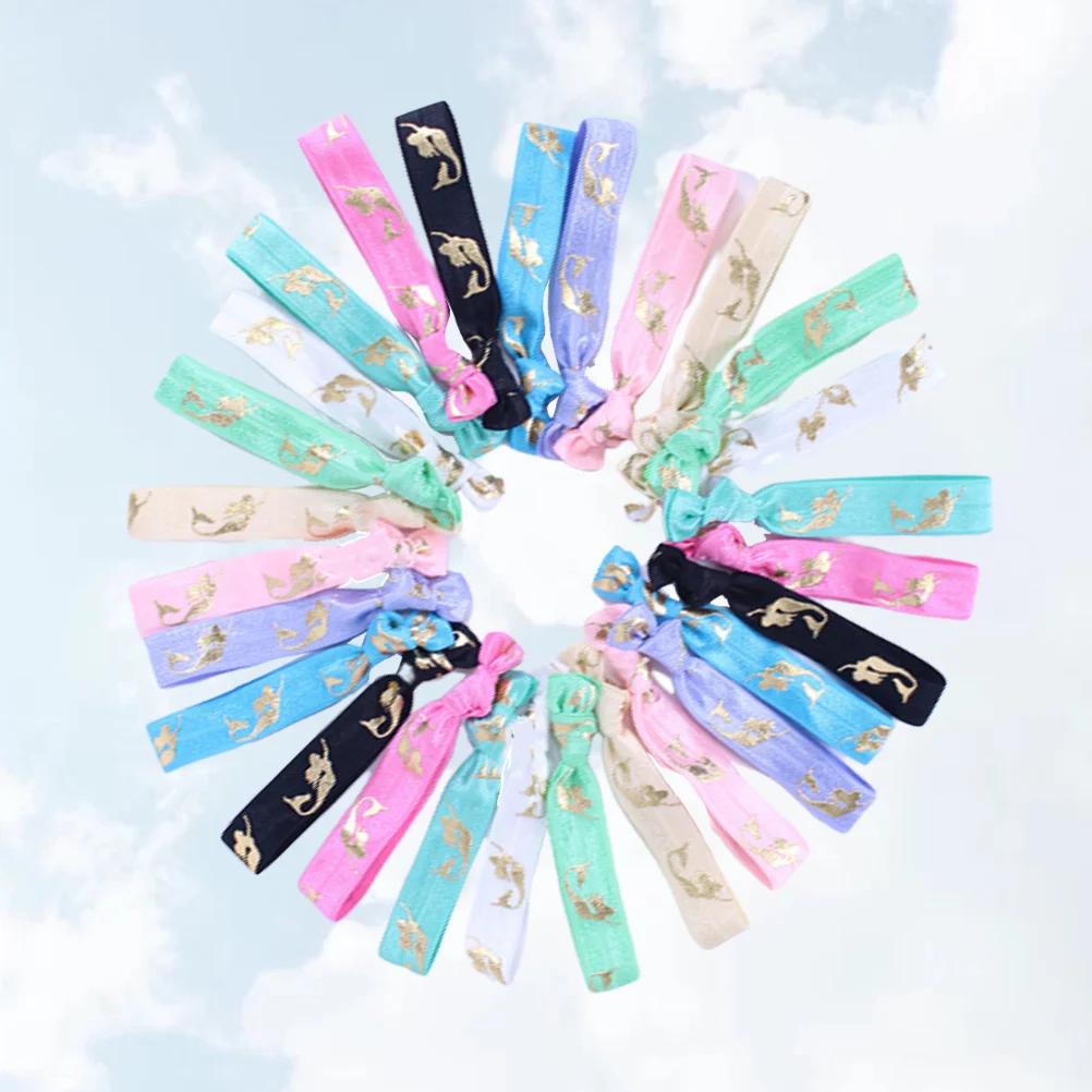 

42Pcs Hair Ropes Elastic Ties Simple Wellmade Accessories Chic Cute Matching Outfits Daily Use Gift Idea Hair Rings