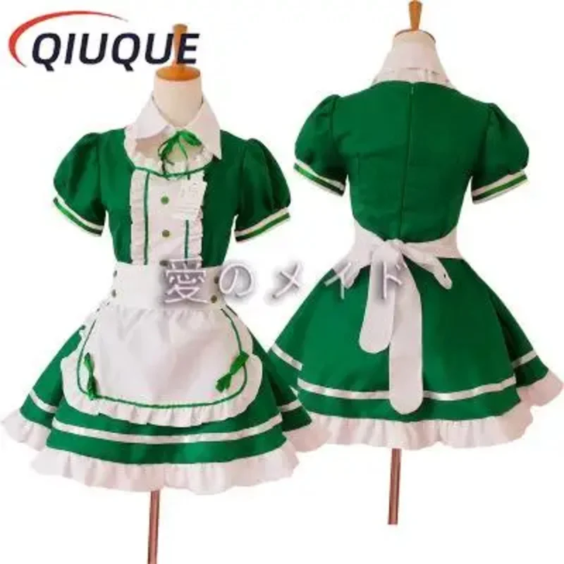 Vrouwen Meid Outfit Zoete Gothic Lolita Jurken Anime K-On! Uniformen Plus Size Halloween Kostuums Cosplay Kostuum