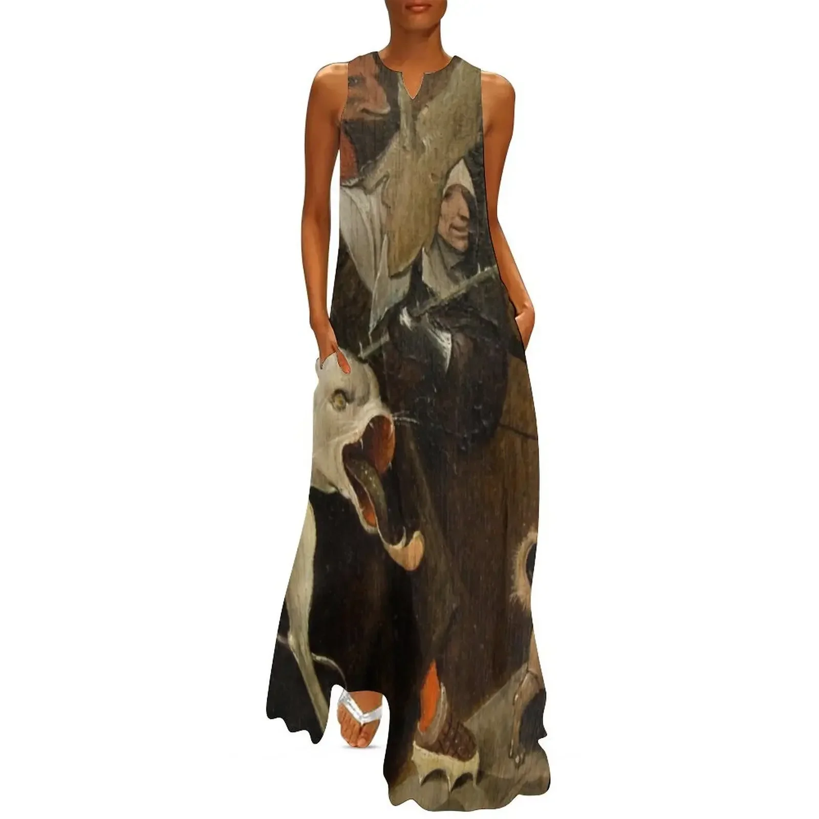 

Temptation of st anthony art of hieronymus bosch classic poster Long Dress ladies dresses for special occasion Dress