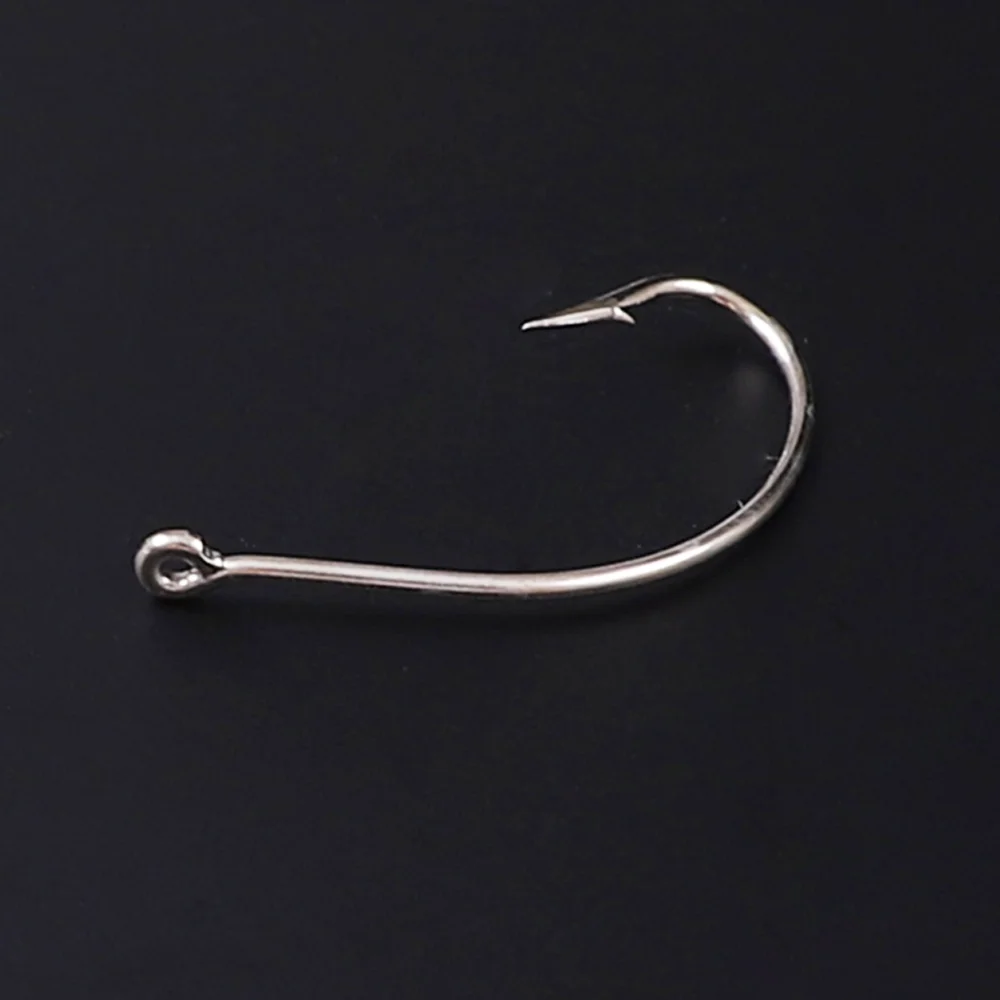 

Eagle Claw Fishing Hooks 1/0 Barbed Single Circle Carp Fishing High Carbon Steel Fishing Hook Accessories Tackle