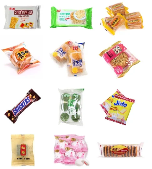 캔디 비스킷 플로우 포장기 플로우 필로우 쿠키 포장기 소규모 사업용