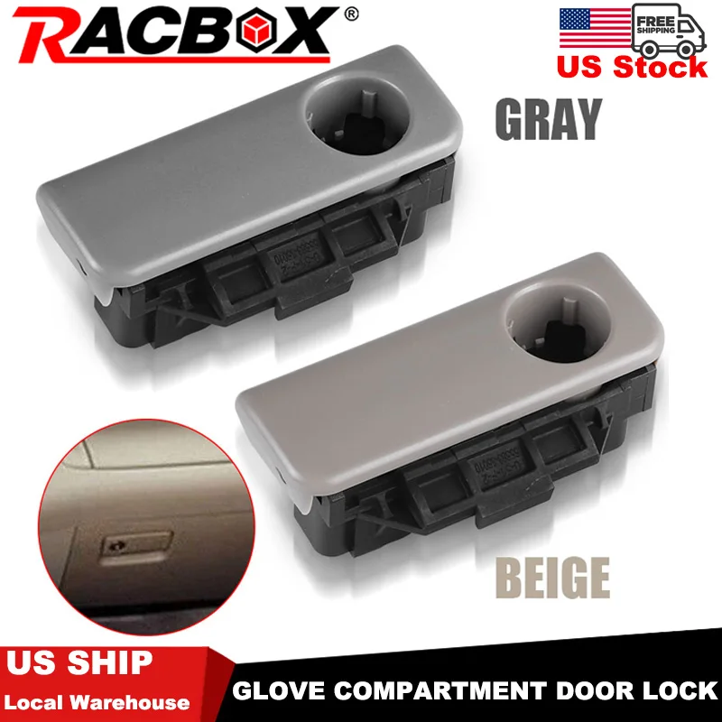 Glove Box Latch Lock Handle Lock 55506-35020-E0 55506-35020-E0 For Toyota 4Runner 2003 2004 2005 2006 2007 2008 2009 Beige /Gray