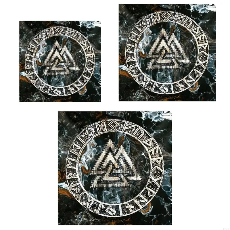 F68F Mysterious Pattern Tarots Card Tablecloth Altars Cloth Altars Cloth Divinations Cards Table Cloth Tapestry