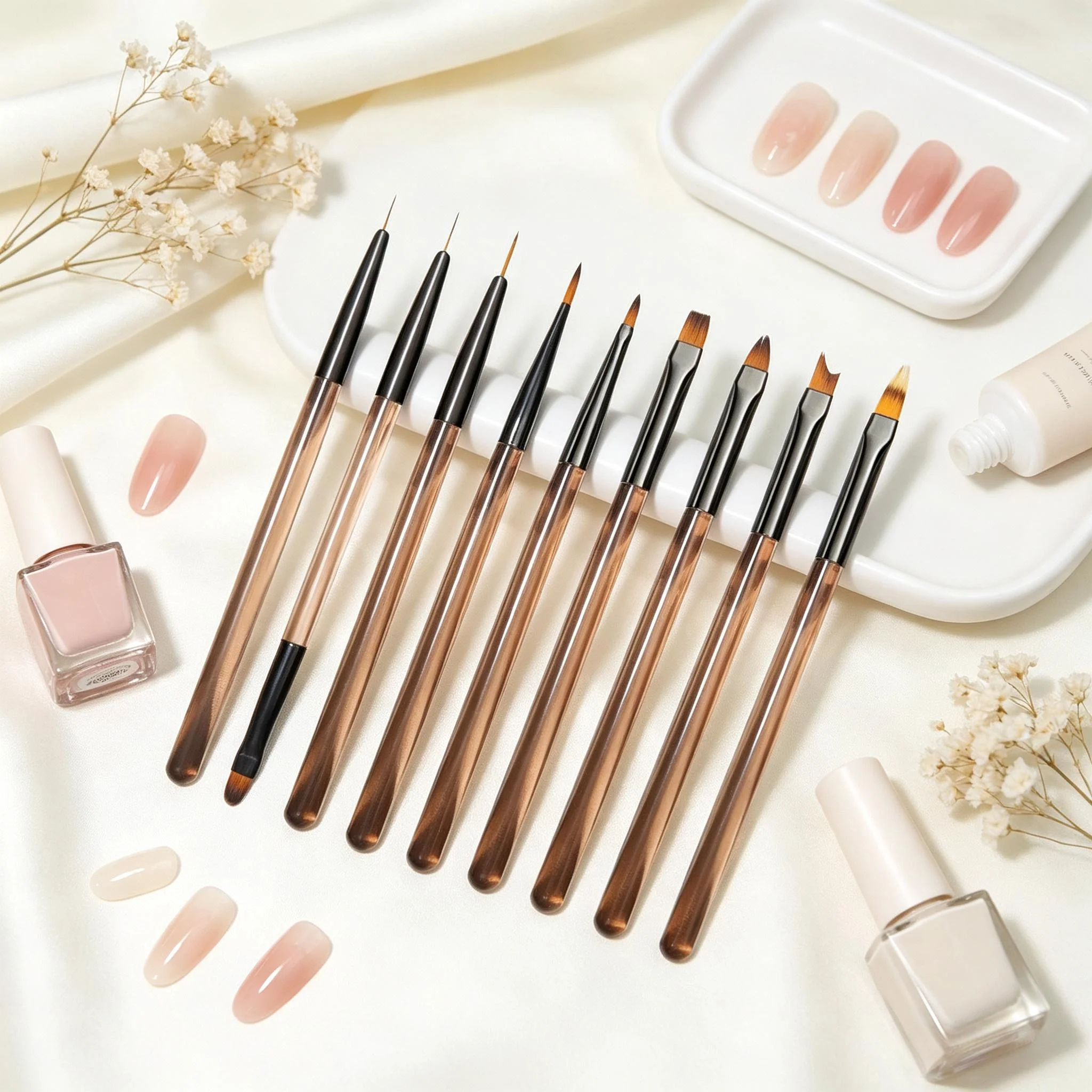 Nail Brush Phototherapy Tools Nail Brush Nail Art Drawing Brush Acrylic Liquid Powder Carving Manicure Gel Brush Liner