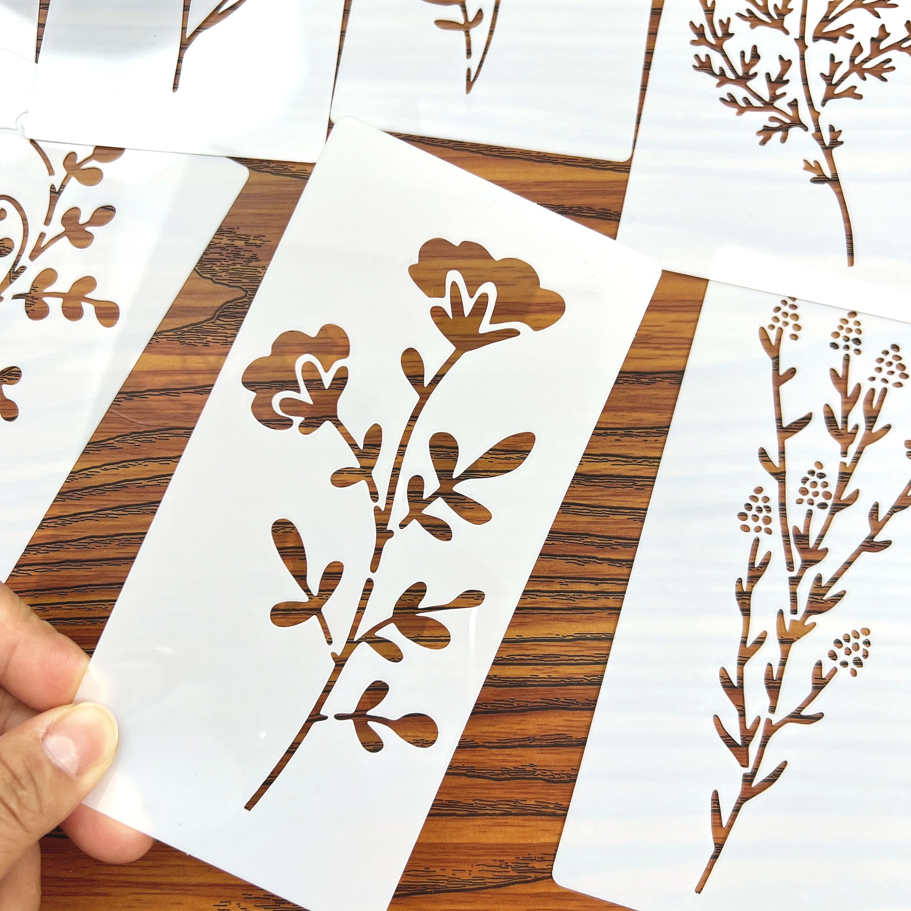 18 peças estênceis de pintura - Woodworking Diy Projects avaliação e preço