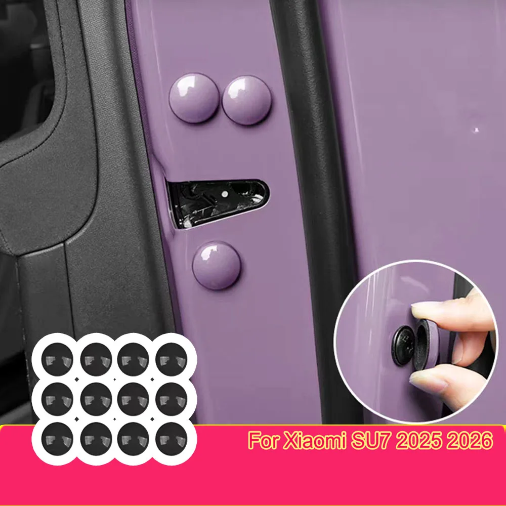 Car Door Screw Caps For Xiaomi SU7 2025 Original Car Color ABS Painted Protection Cover Anti-corrosion Modification