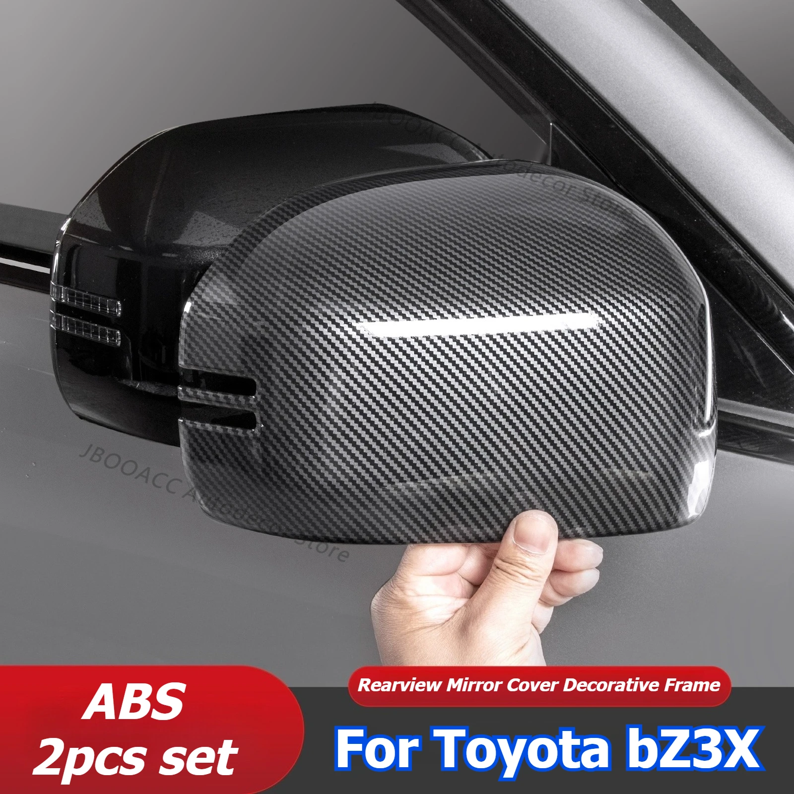 

‌ Для Toyota bZ3X 2024 2025 2026 автомобильное зеркало заднего вида, рамка заднего вида, защитный корпус зеркала, наклейка, аксессуары