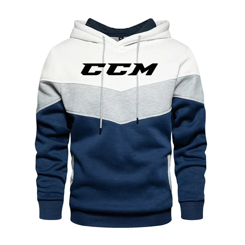 CCM 2024 Autumn/Winter New Men's Sports Hoodie Men's Fashion Printed Long Sleeve Men's Sports Fitness Hoodie Couple