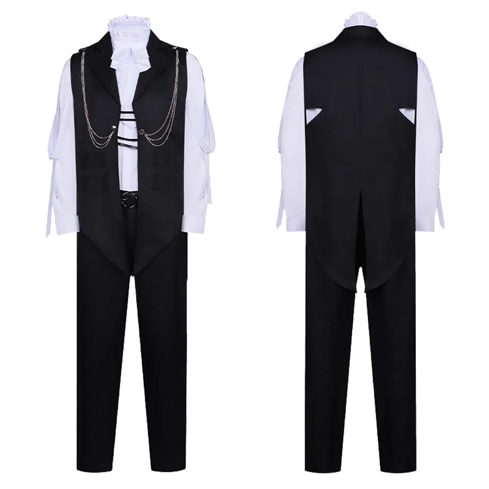 

Anime B Side of Tamon Ouri Sakaguchi Cosplay Stage Costume Shirt Black Uniform Suit Clothes Set Adult Men Halloween Carnival