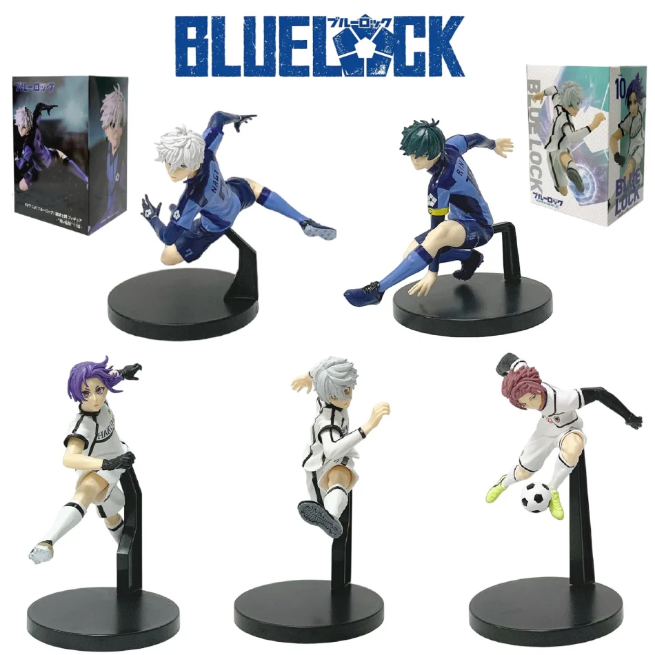 Hot Anime BLUE LOCK Animation Version Blue Forbidden Zone Idol Figure Itoshi Nagi No.10 Pvc Model Ornament Collectible Toy Gift
