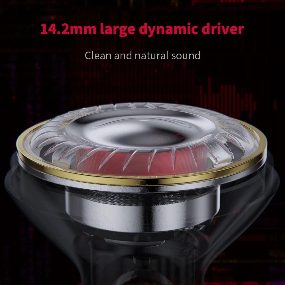 FiiO FF3 Fones de ouvido com fio, cabeça plana original, fone de ouvido hifi dinâmico com som super baixo, 3,5mm, 4,4mm