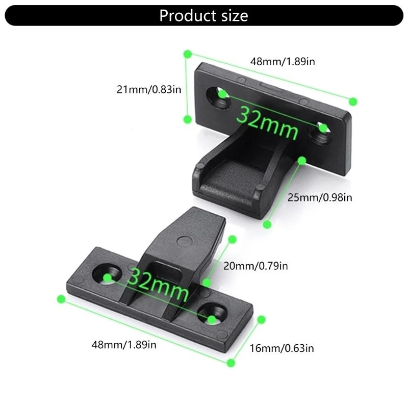 10 قطعة دفع في مشابك القاعدة تركيب سريع لوحة الأثاث لوحة موصل الصحافة صالح لوحة كليب الأجهزة دائم