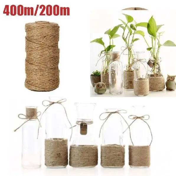 400M Natural Sisal Rope Twine Cat Climbing Frame For Cat Sharpen Claw Desk Legs Binding Rope DIY Scratching Post Toy