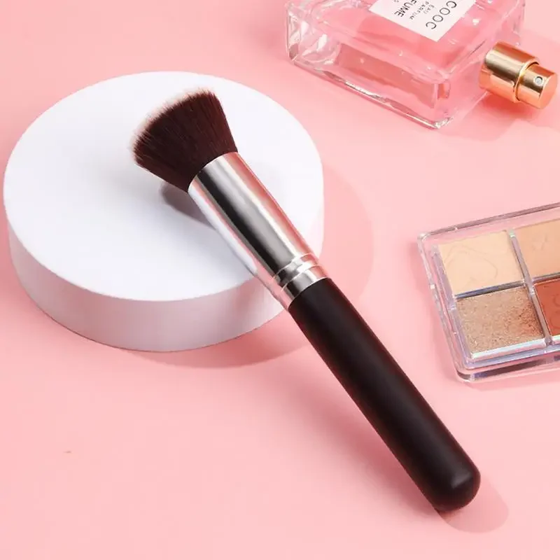 1PCS Makeup Brushes Flat Kabuki Foundation Brush for Liquid Cream Powder Contour Blending Large Face Repair Beauty Tools